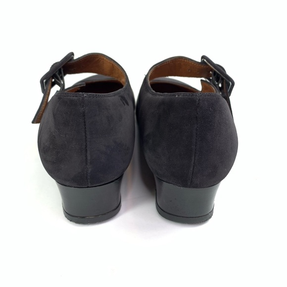 Beautifeel Suede Maryjane Low Heels Black - Picture 4 of 8